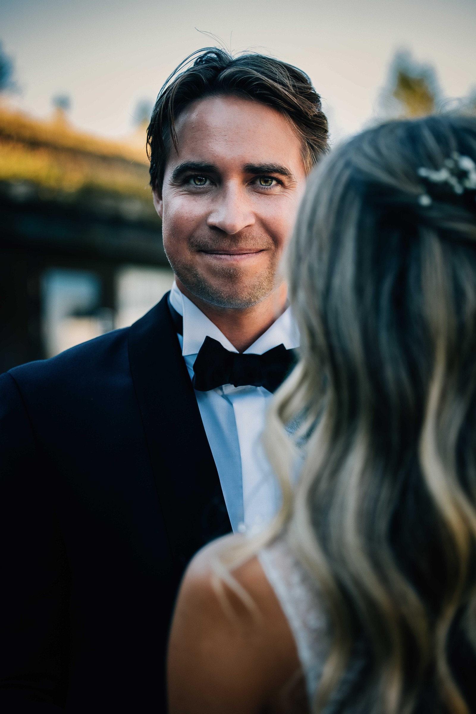 Tore smiler til Solveig